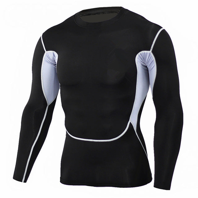 Mens Fitness 3D Print Long Sleeves - mensfitness